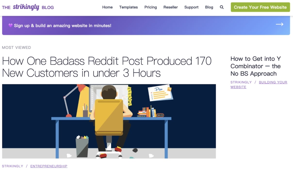 Strikingly Blog Post Strikingly Blog Post